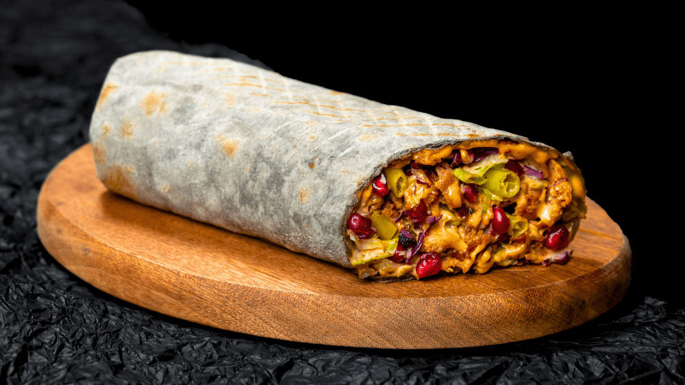 Classic Shawarma in black lavash